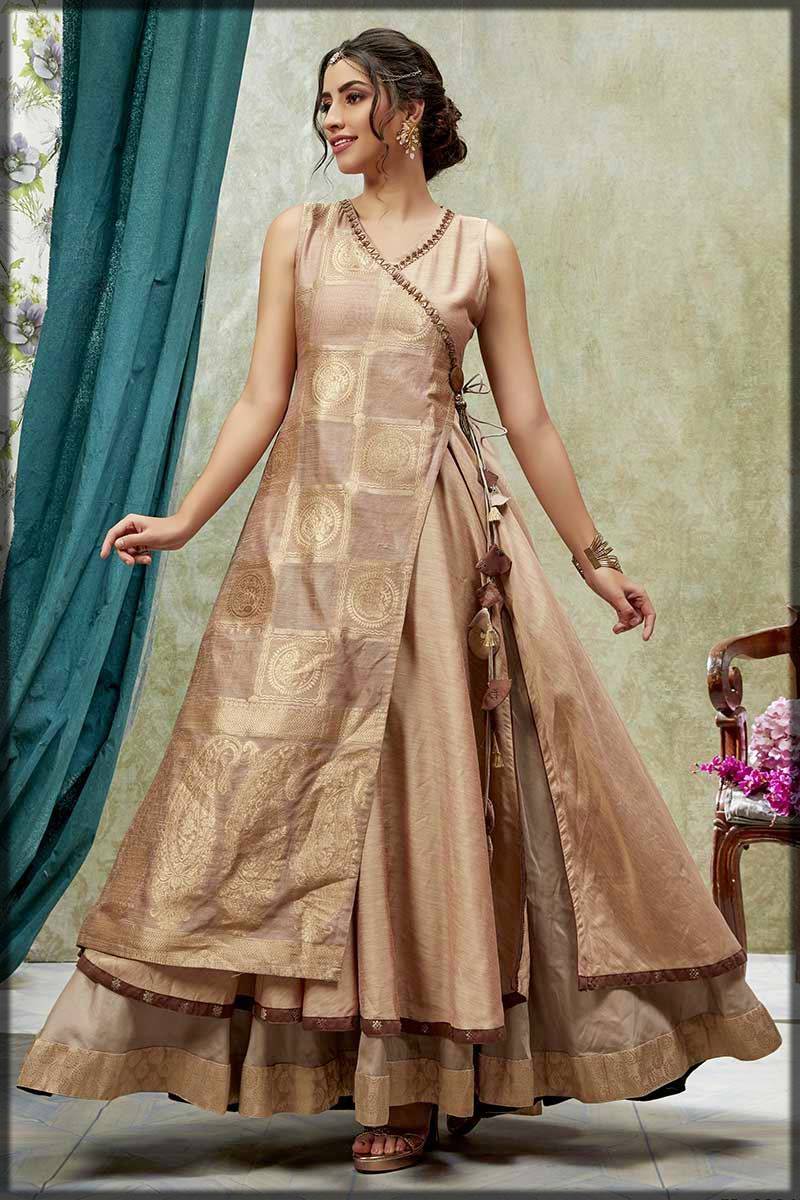 New Cotton Simple Long Frock Designs 2024 Images