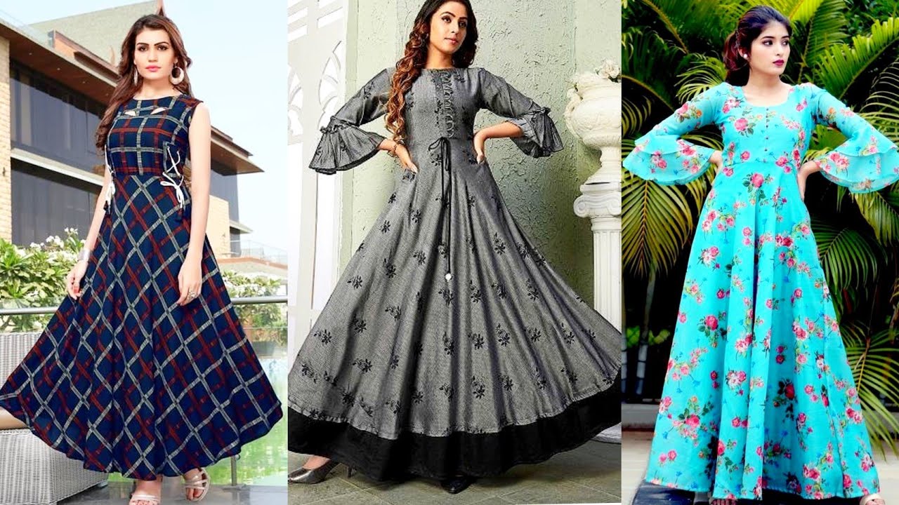 Latest Umbrella Cut Dresses Frocks Designs 2024-25 Collection | Frock  design, Party wear long gowns, Printed gowns