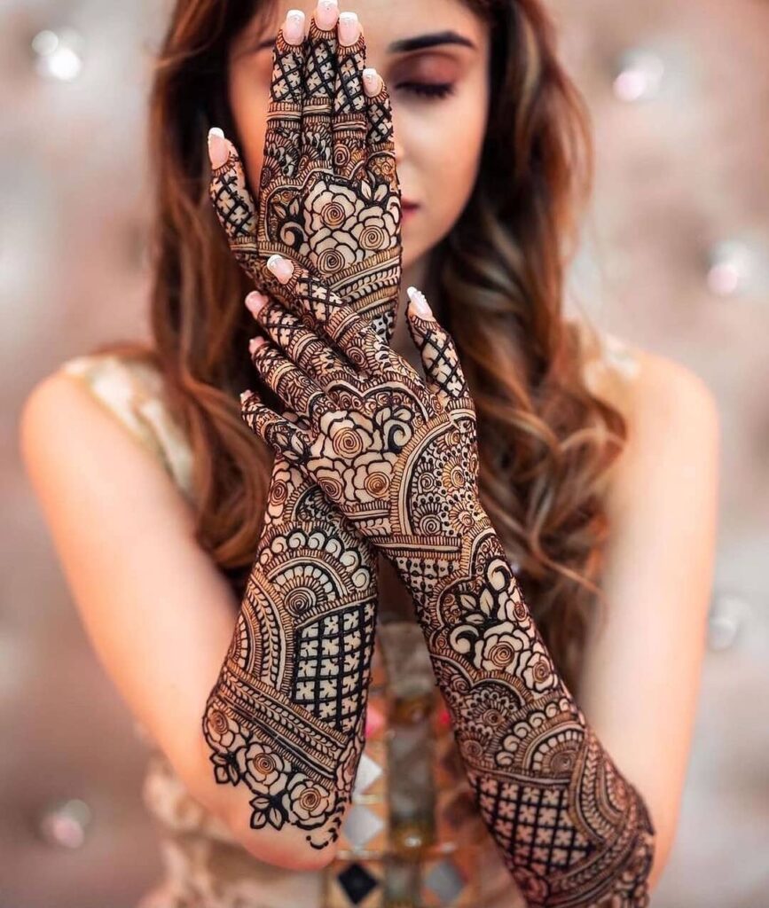 Beautiful indian bridal mehndi designs