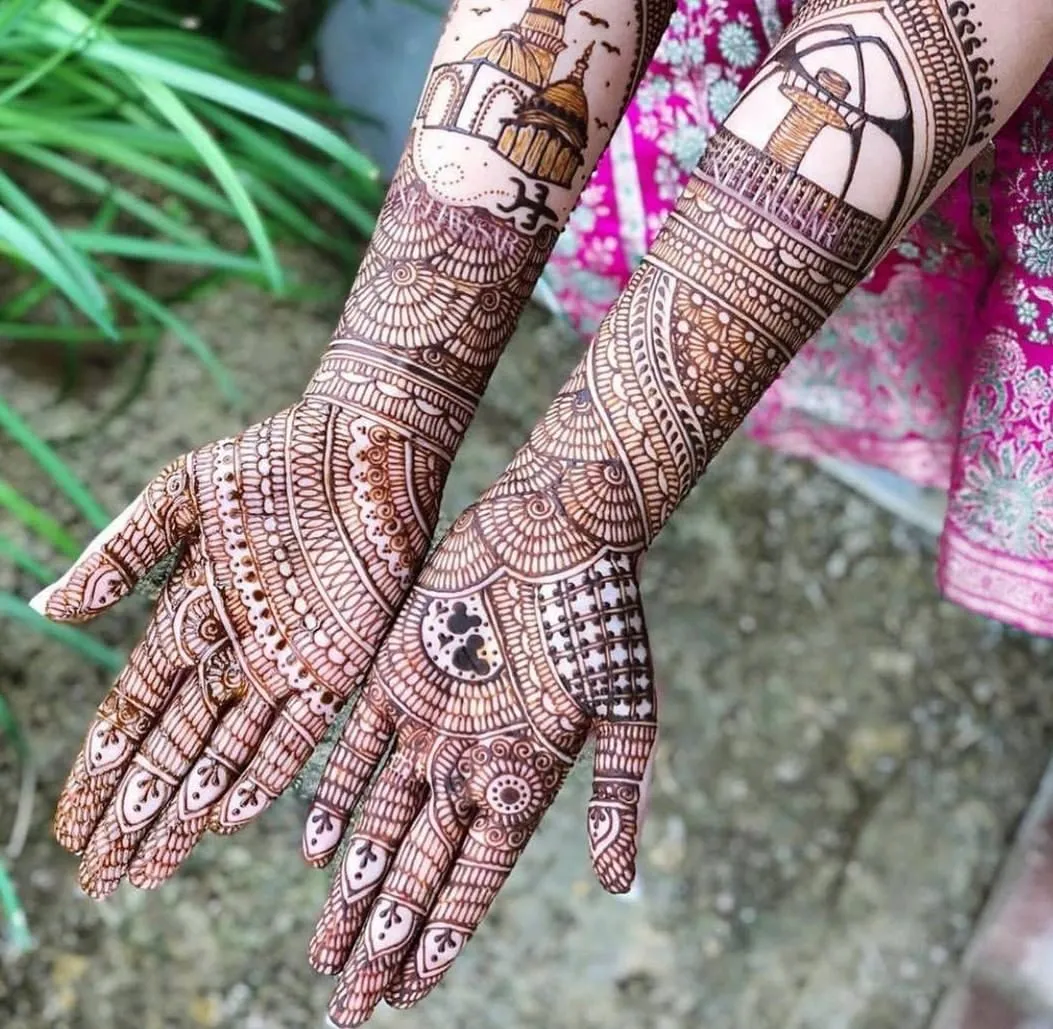Latest indian bridal mehndi designs 2022