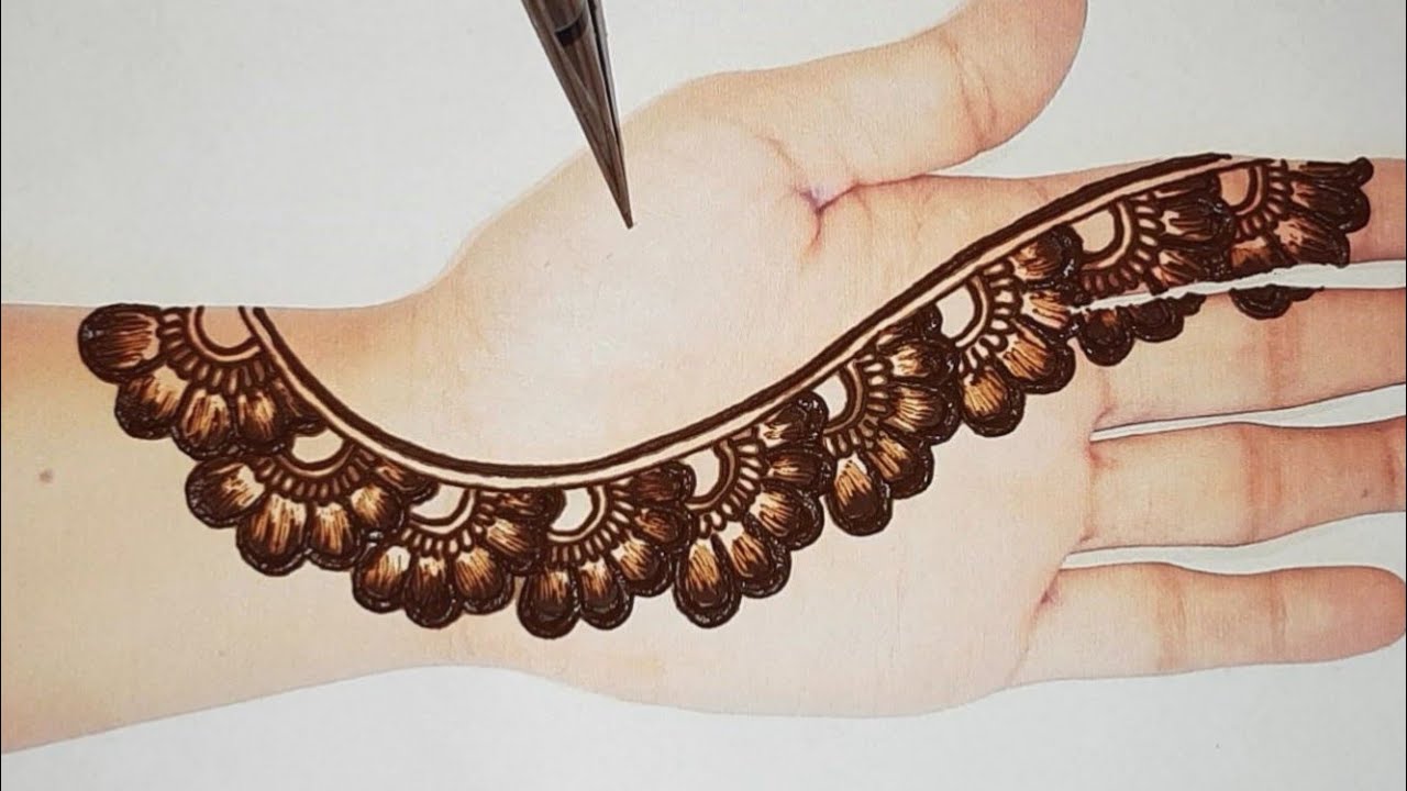 Simple Arabic Mehndi Designs