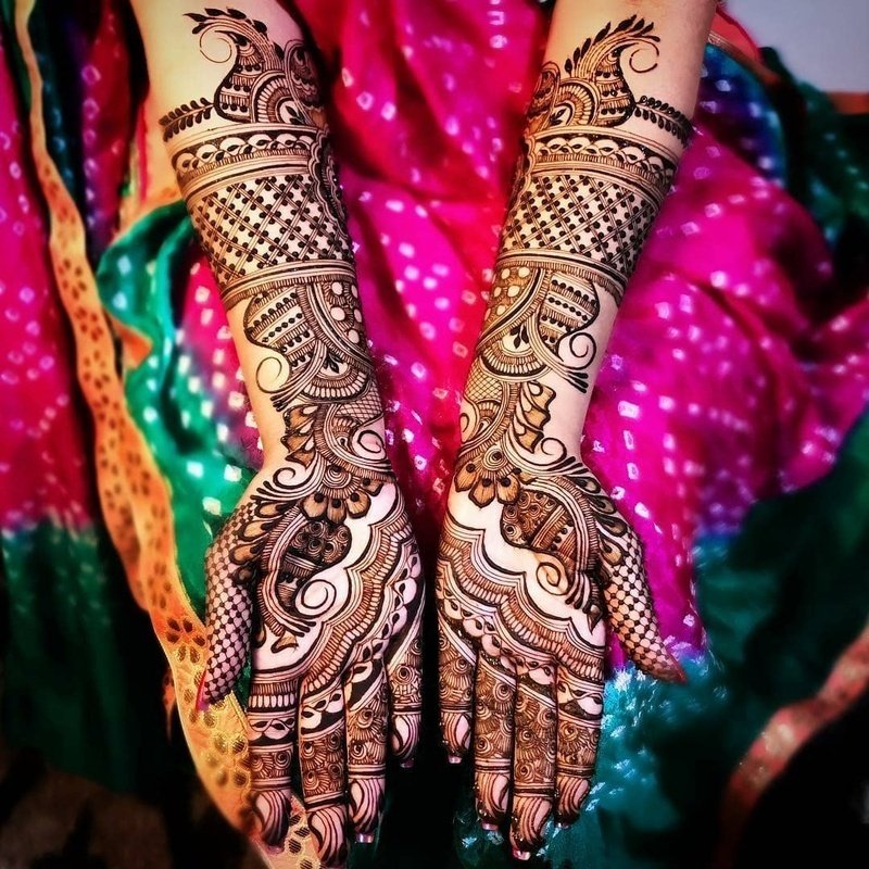Stylish Indian Bridal Mehndi Designs
