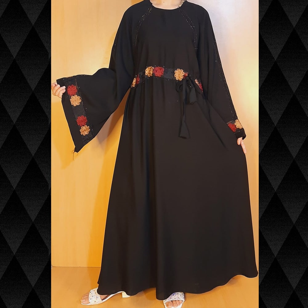 Embroided Maxi Style abaya