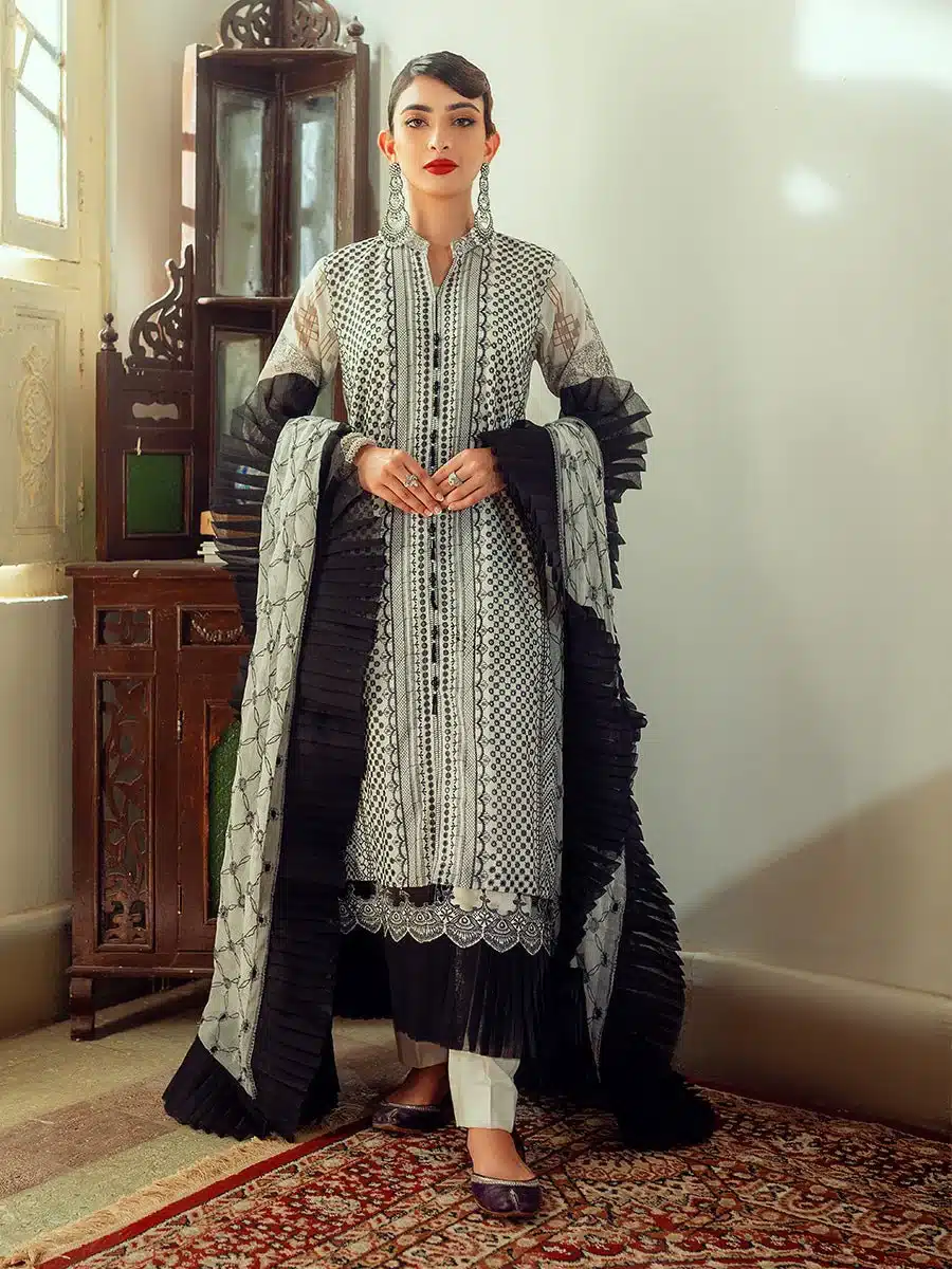 Chikankari Embroidered Lawn Suit