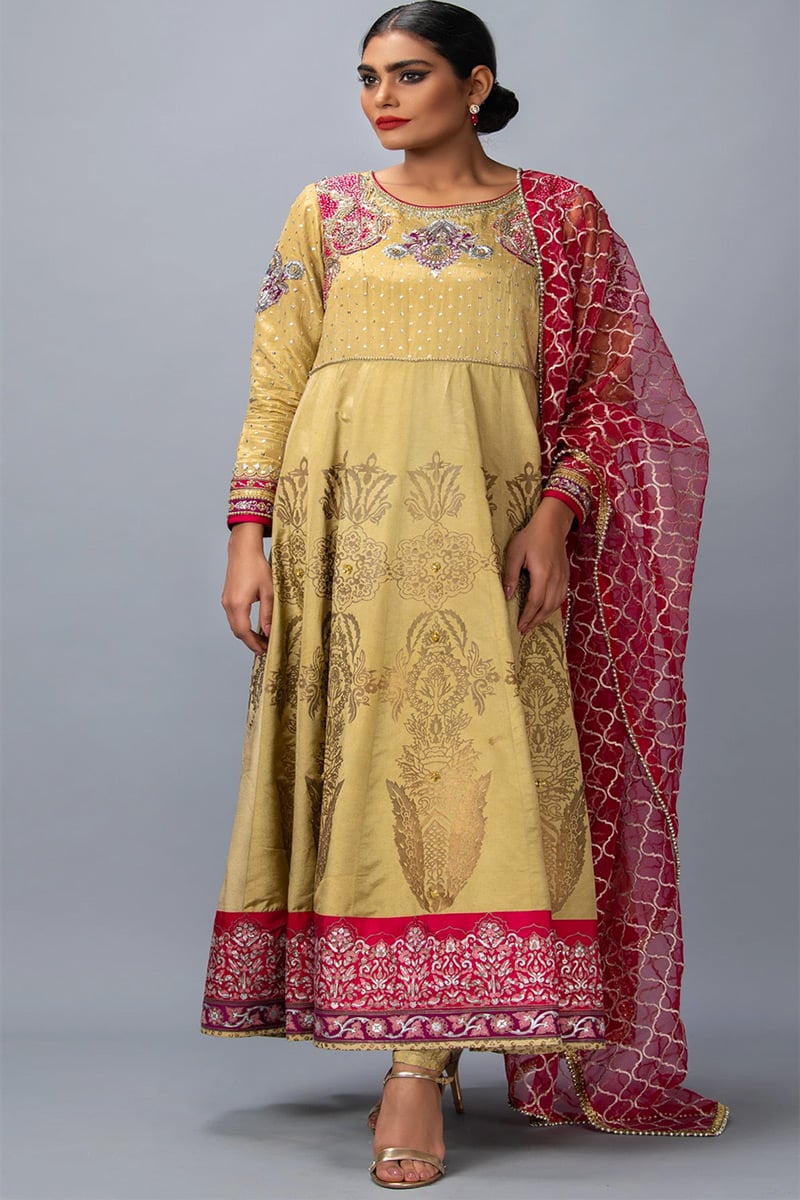 embroidered peshwas 3pc