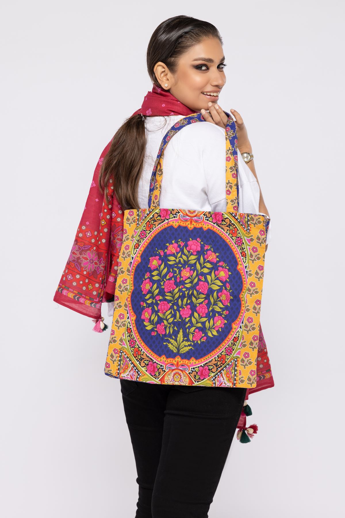 Khaadi Printed Tote bag
