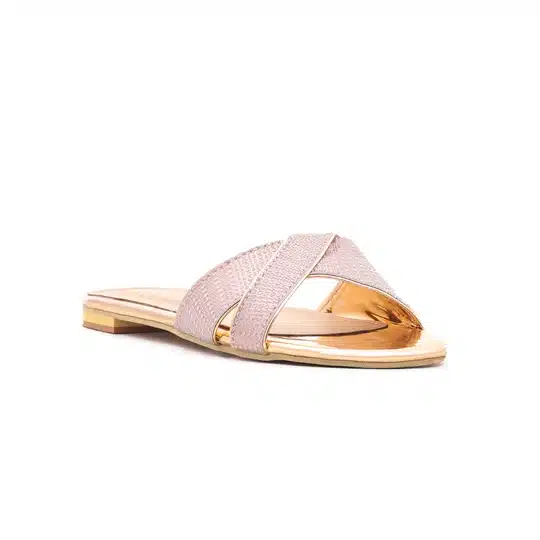 Peach color formal Stylo slipper shoes on sale