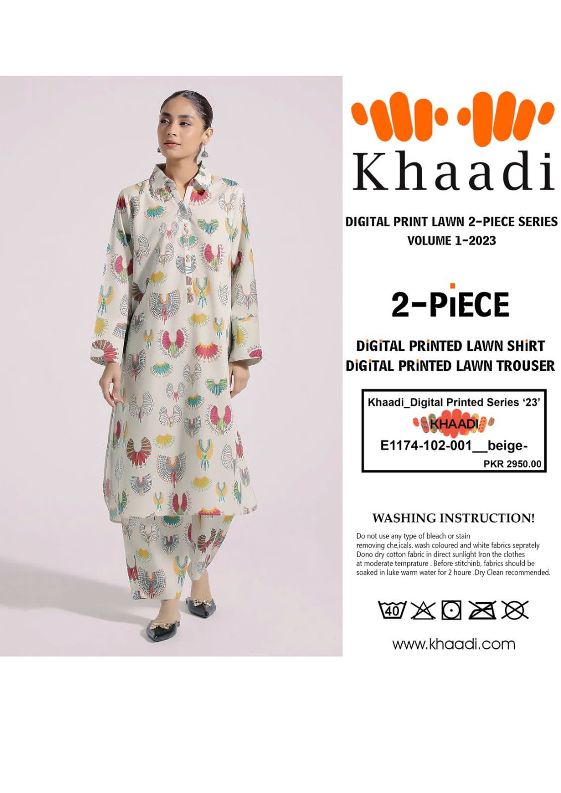 Khaadi 2pc summer collection