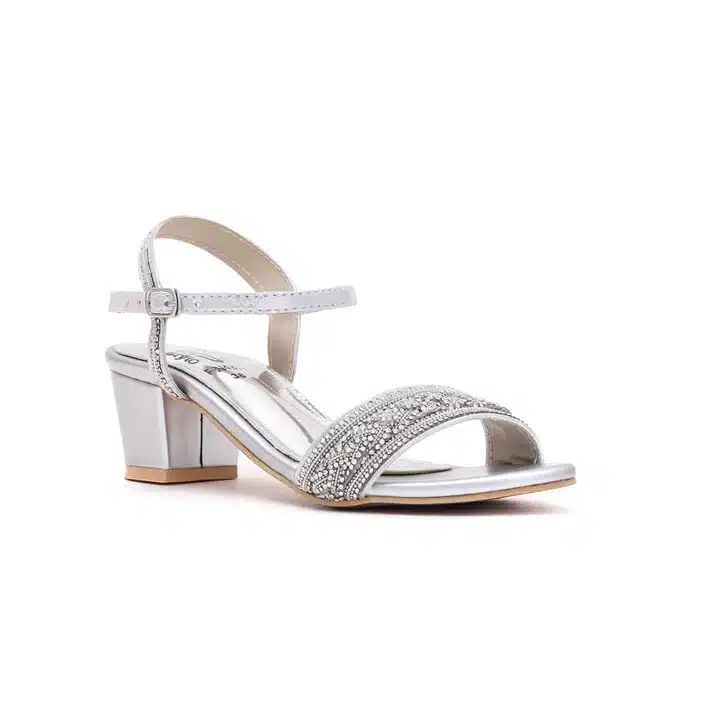 Bridal Silver Color Fancy Sandals