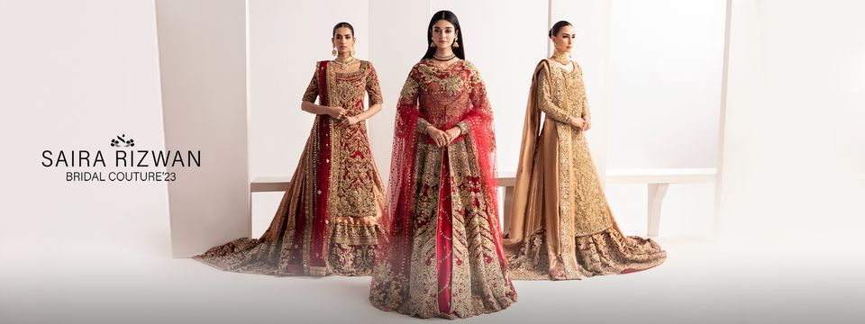 Saira Rizwan bridal dresses