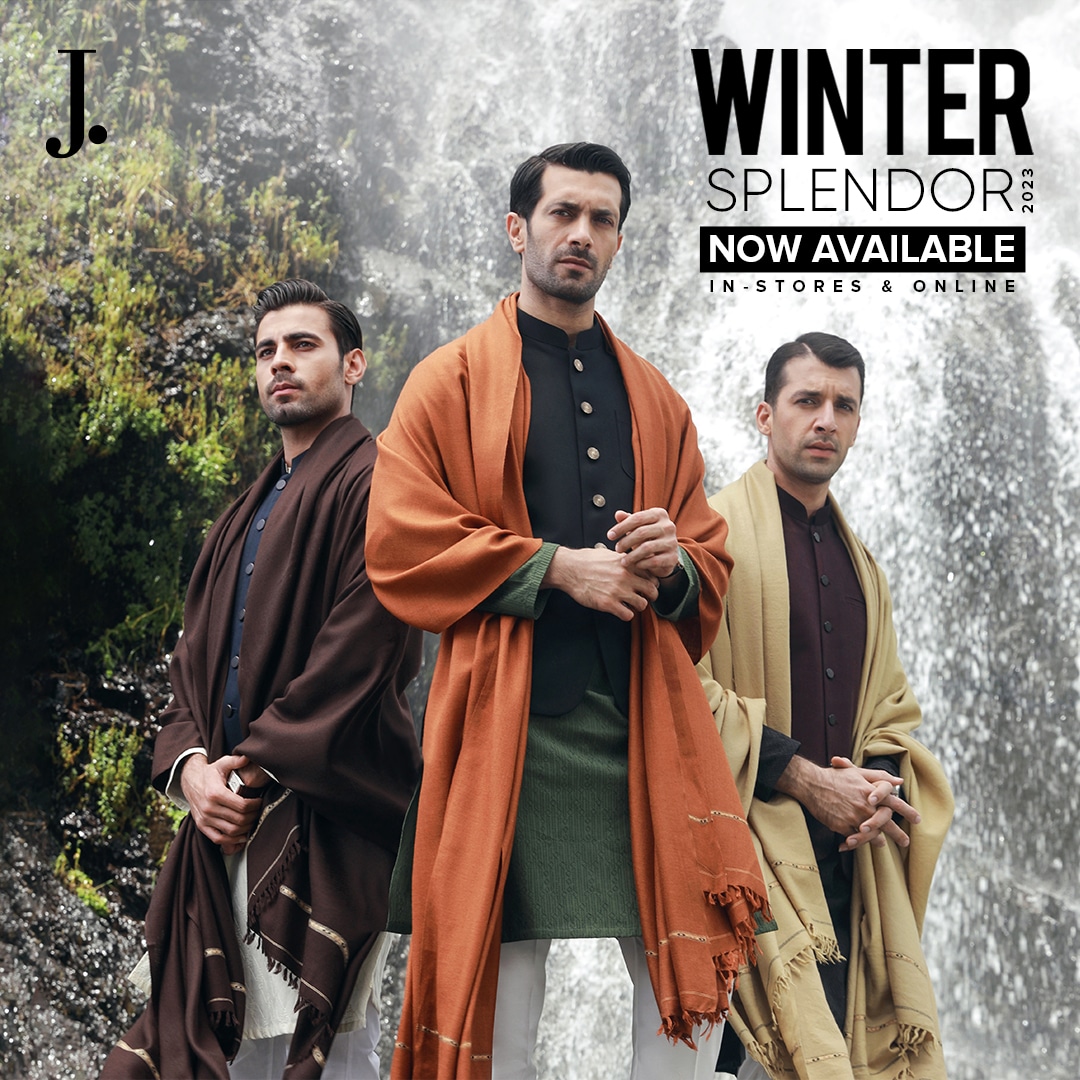 Junaid Jamshed men's winter collection