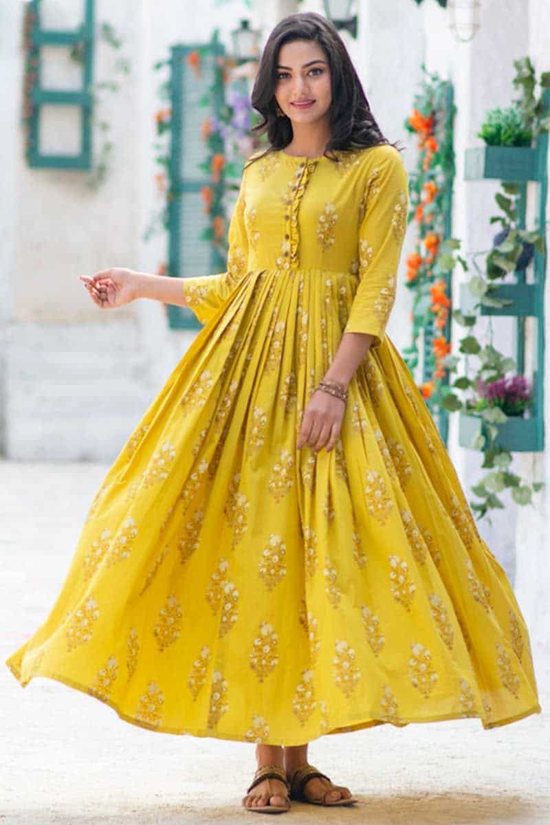 Top Picks For The Best Long Frock Kurti Designs Images 2024