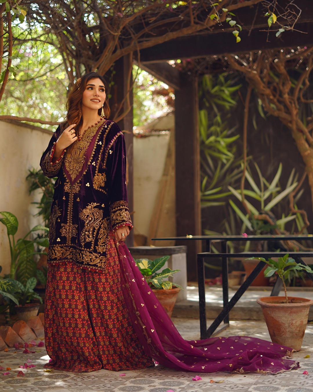 Luxury winter dresses collection by Sana Safinaz