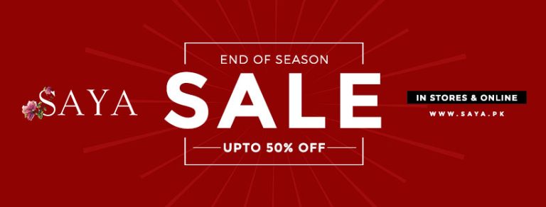 Saya End of Season Winter Sale 2024 Upto 50% Off With Price